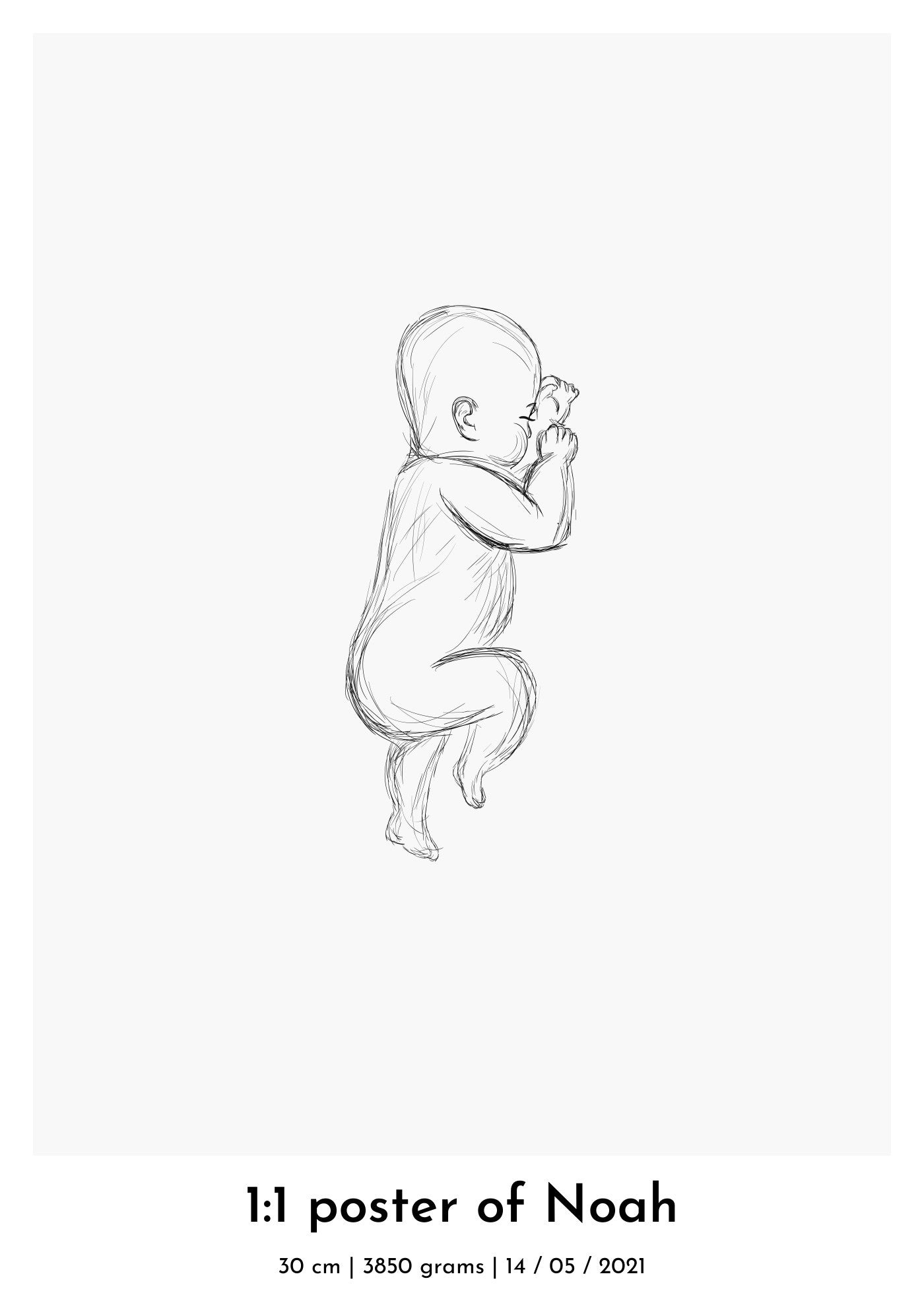 1:1 baby scale